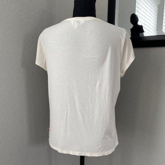 ROLAND GARROS Paris Tennis French Open Ivory T-Shirt Medium - Picture 4 of 12